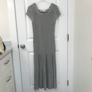 Free People Smocked Midi Dress - XS